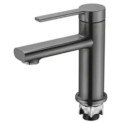 Змішувач для умивальника Mixxus Lord 001 Nut Graphite (Колір графіт) (MI7137)