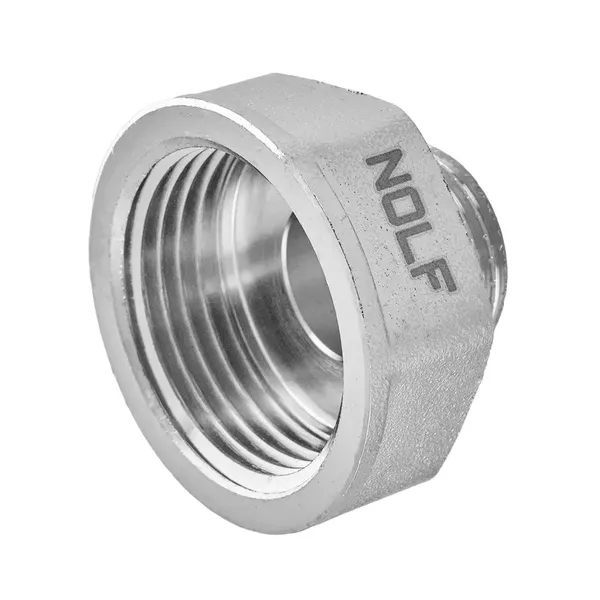 Перехідник Nolf NFC.A0206-N-1/2"Fx1/4"M нікельований (NF3087)