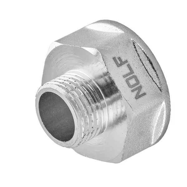 Перехідник Nolf NFC.A0206-N-1/2"Fx1/4"M нікельований (NF3087)