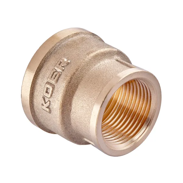 Муфта редукційна Koer KF.C0608.WN - 3/4"x1/2" без нікелю (MX1497)