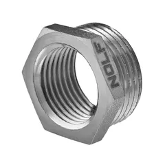 Футорка Nolf NFC.F0610-N-1"Mx1/2"F нікельована (NF3124)