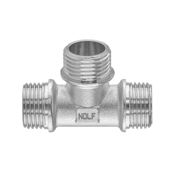 Трійник Nolf NFC.T06MMM-N-1/2''MMM нікельований (NF3101)