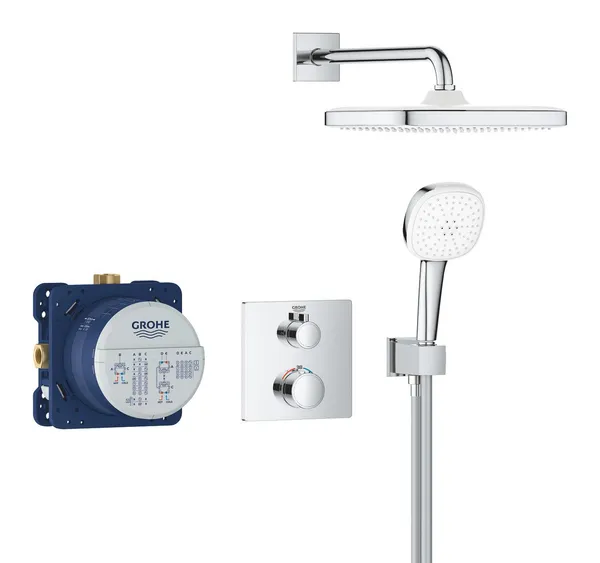 Душова система прихованого монтажу з термостатом Grohe Grohtherm (34871000)