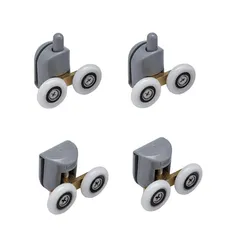 Комплект роликів для кабіни Mixxus Rollers SCP04-2x2 Graphite подвійний 2 вер.+2 ниж.(сірий) (MI8164)