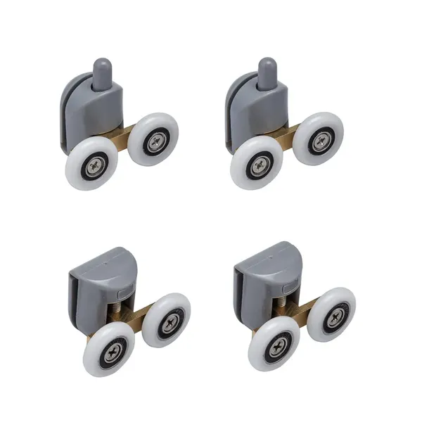 Комплект роликів для кабіни Mixxus Rollers SCP04-2x2 Graphite подвійний 2 вер.+2 ниж.(сірий) (MI8164)