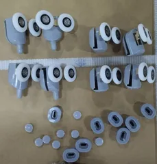 Комплект роликів для кабіни Mixxus Rollers SCP03-4x4 Graphite подвійний 4 вер.+4 ниж.(сірий) (MI8163)