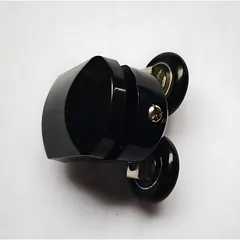 Ролики для душових кабін подвійні колеса MIXXUS PREMIUM ROLLERS SCP05-1 BLACK верхні (25mm для DIVERSE SC03) (MI8168)