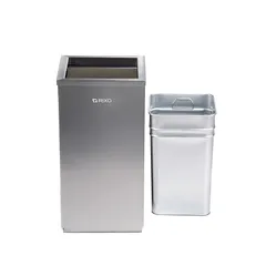 Кошик для сміття Rixo Solido WB056SL з поворотною кришкою (WB056SL)