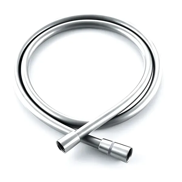Шланг для душу силіконовий KOER KB-0804-125-01 CHROME 125 см, колір хром (KR5667)
