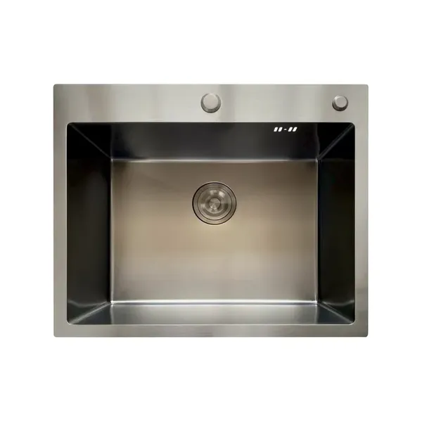 Мийка Mixxus MH6050 Micro Decor Graphite (3.0/0.8) з нерж. сталі (колір графіт) (MI8221)