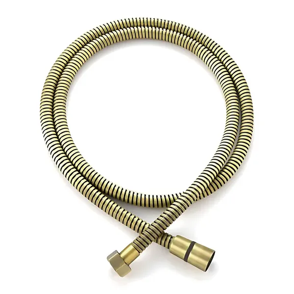Шланг для душу KOER KB-0801-150-12 BRUSHED GOLD обплітка нерж.150 см, колір мат.золото (KR5666)