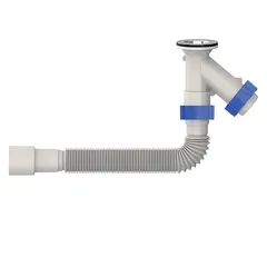 Сифон для умивальника Mixxus SU-08 1 1/4"x40 компактний 40*40/50 (MI8188)