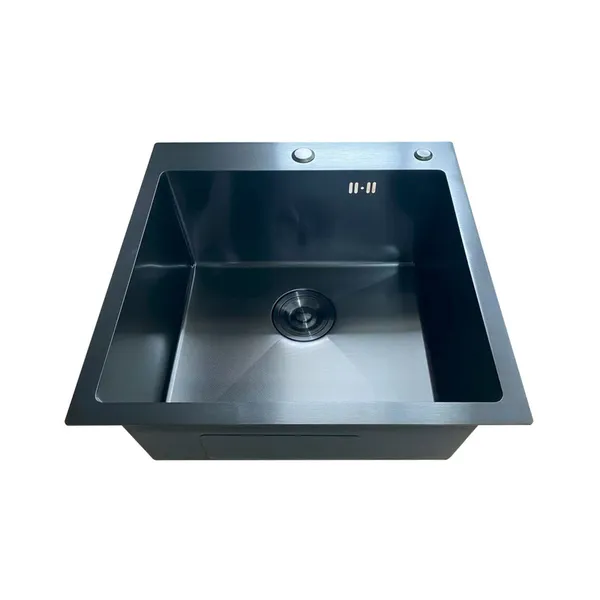 Мийка Mixxus MH5050 Micro Decor Black (3.0/0.8) з нерж. сталі (колір чорний) (MI8215)