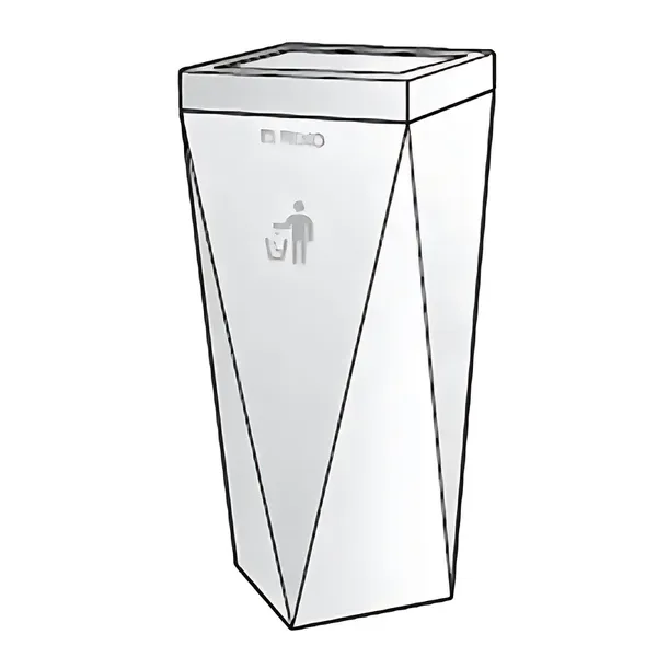 Кошик для сміття Rixo WB060G 60л (WB060G)