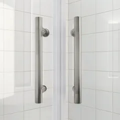 Душова кабіна без піддону Koer SR SC04-90x90x195-TR-02 прозоре скло Easy Clean 5мм SS Color (KR5682)
