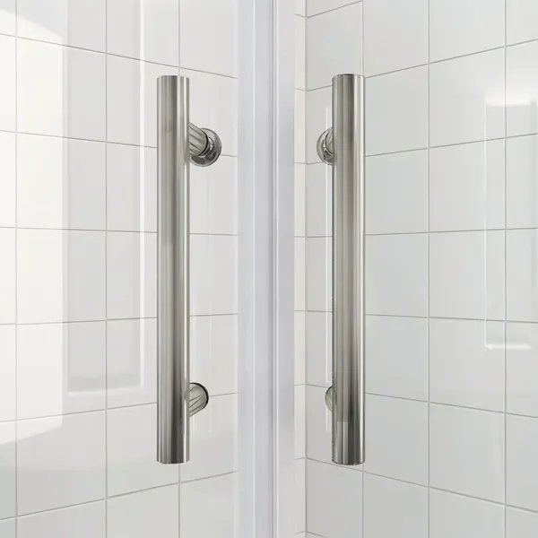 Душова кабіна без піддону Koer SR SC04-90x90x195-TR-02 прозоре скло Easy Clean 5мм SS Color (KR5682)