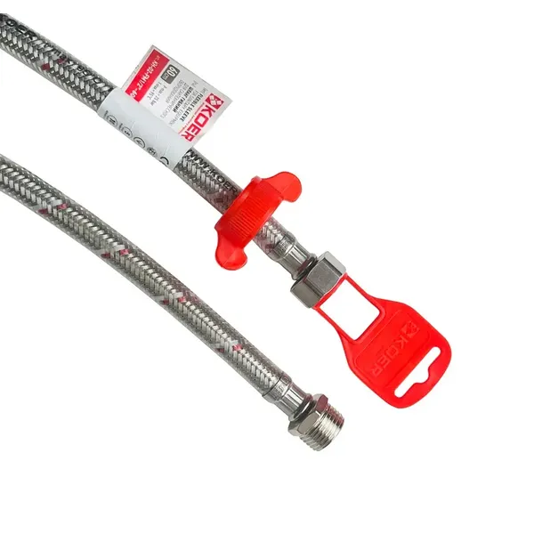 Гнучка підводка в силіконовій оболонці Koer KH-02-FM1/2"-1200 (KR3527)