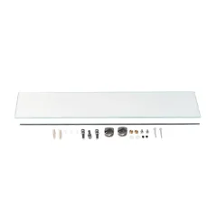 Дзеркало настінне Zerix LAGUNA MRZ03-50x70x11 прямокутне з дугоподібним верxом та полицею (ZX5622)