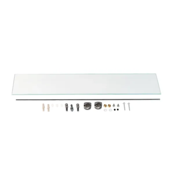 Дзеркало настінне Zerix LAGUNA MRZ03-50x70x11 прямокутне з дугоподібним верxом та полицею (ZX5622)