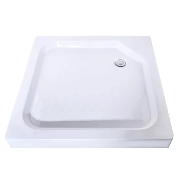 Душова кабіна з низьким піддоном Mixxus CUBIC SCT01-100x100x195-FB CHROME матове скло 4мм (MI6904)