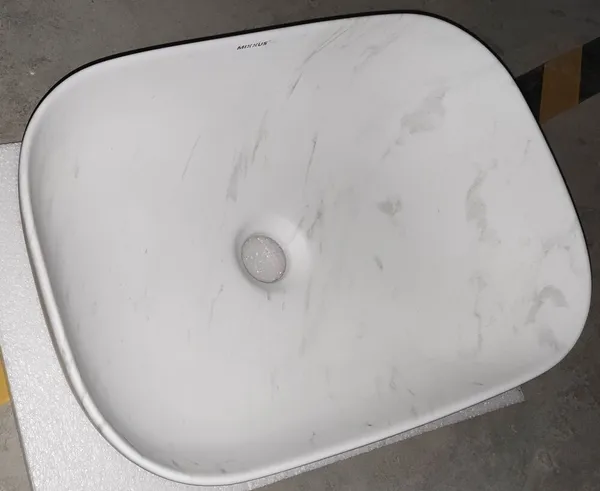 Раковина накладна Mixxus Premium DIVERSE-0112 MARBLE 455х325х135mm (MP6543)