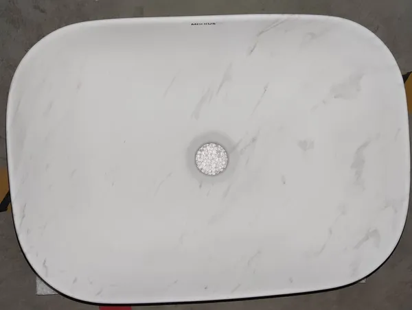 Раковина накладна Mixxus Premium DIVERSE-0112 MARBLE 455х325х135mm (MP6543)