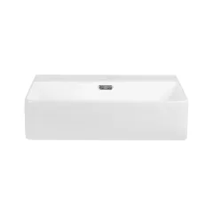 Раковина підвісна-накладна MIXXUS PREMIUM QUADRO-0202 600х440х120mm (отвір під змішувач, перелив) (MP6479)