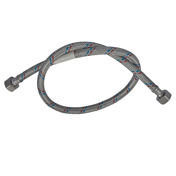 Гнучкий шланг для підключення води Гайка 1/2'' - Гайка 1/2'' (120 см) ZERIX (ZX1555)