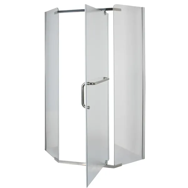 Душова кабіна з низьким піддоном Mixxus LINES SCT01-90x90x198-TR CHROME прозоре скло 6мм (MI6913)