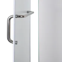 Душова кабіна з низьким піддоном Mixxus LINES SCT01-90x90x198-TR CHROME прозоре скло 6мм (MI6913)