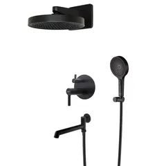 Вбудована душова система Koer KB-66029-05 3 функції Колір чорний (KR5492)