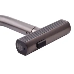 Змішувач для кухні з висувним виливом Mixxus Premium HAMMER 014 GRAPHITE (MI6955)