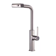 Змішувач для кухні з висувним виливом Mixxus Premium HAMMER 014 GRAPHITE (MI6955)