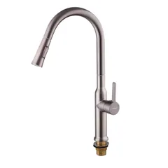Змішувач для кухні з висувним виливом Mixxus Premium PULL 014 GRAPHITE (MI6959)