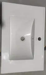 Раковина меблева Mixxus Premium CUBIC-1502 710х460х170mm з отвором під змішувач та переливом (MP6496)