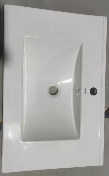 Раковина меблева Mixxus Premium CUBIC-1502 710х460х170mm з отвором під змішувач та переливом (MP6496)