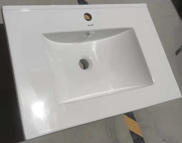 Раковина меблева Mixxus Premium CUBIC-1502 710х460х170mm з отвором під змішувач та переливом (MP6496)