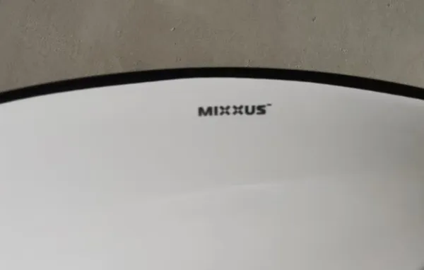 Раковина накладна MIXXUS PREMIUM ELLIPSE-0108 EDGE BLACK 400х330х145mm (MP6527)