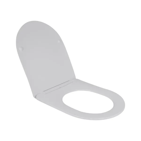 Сидіння-кришка для унітазу Mixxus SEAT COVER BEVEL-2001 з мікроліфтом 455x380x60mm (MI6718)