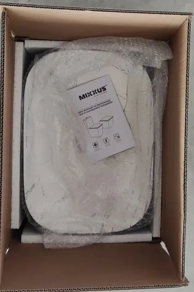 Раковина накладна MIXXUS PREMIUM DIVERSE-0112 MARBLE-BLACK 455х325х135mm (MP6541)