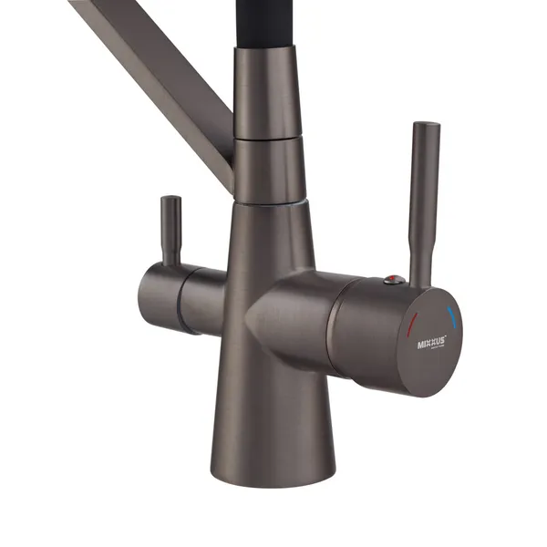 Змішувач для кухні Mixxus Premium Magnet 021 GRAPHITE REFL.BLACK (MI6975)