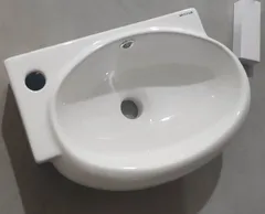 Раковина підвісна Mixxus Premium DIVERSE-1201-R 400х215х140mm з отвором під змішувач та переливом (MP6506)