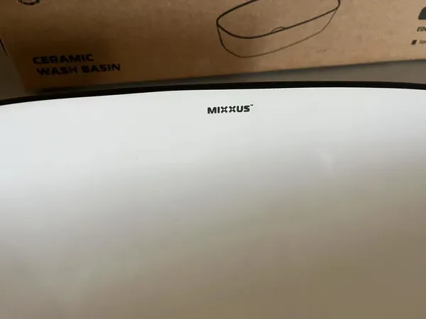 Раковина накладна Mixxus Premium DIVERSE-0111 EDGE BLACK 600х380х140mm (MP6562)