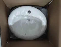 Раковина врізна на стільницю Mixxus Premium TOPPER-1602 515х400х200mm з отвором під змішувач та переливом (MP6572)