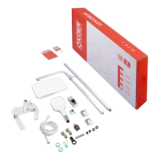 Душова колона зі змішувачем Koer KB-56031-01, 3 функції (KR5438)