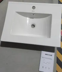 Раковина меблева Mixxus Premium CUBIC-1501 610х460х170mm з отвором під змішувач та переливом (MP6495)
