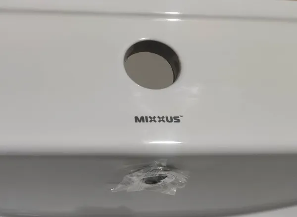 Раковина меблева Mixxus Premium CUBIC-1501 610х460х170mm з отвором під змішувач та переливом (MP6495)