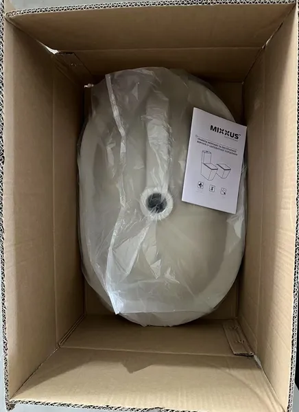 Раковина врізна на стільницю Mixxus Premium ELLIPSE-1601 600х400х190mm з переливом (MP6569)