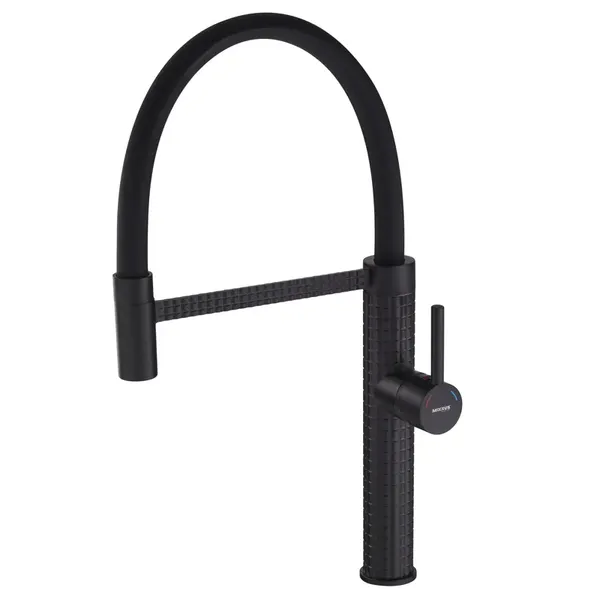 Змішувач для кухні Mixxus Premium Oliwer 017 BLACK REFL.BLACK (MI6966)