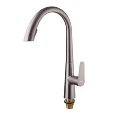 Змішувач для кухні з висувним виливом Mixxus Premium WARTA 014 GRAPHITE (MI6957)
